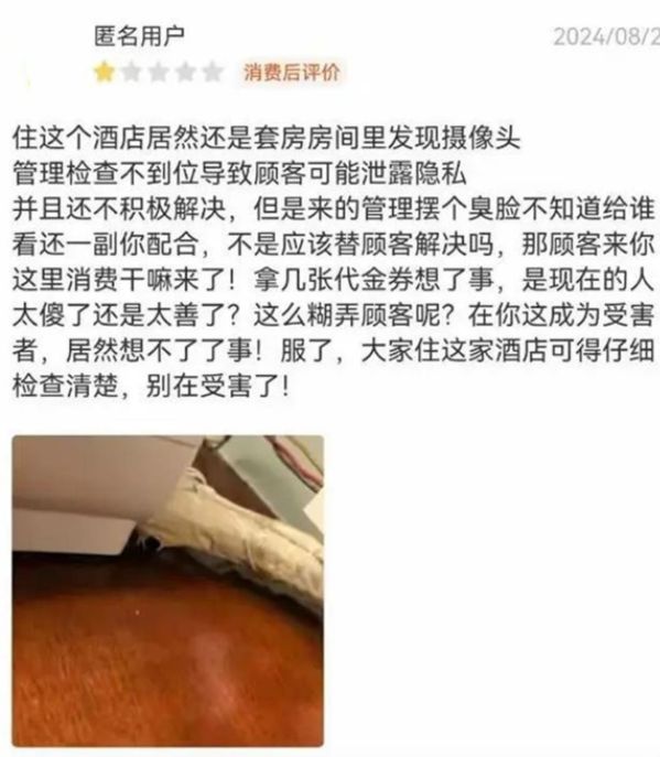 女子因酒店摄像头发差评被起诉，隐私权保护与商业评价的冲突探讨