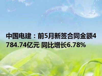 电建巨头中国电建成功签署价值70亿合同，开启里程碑式新篇章