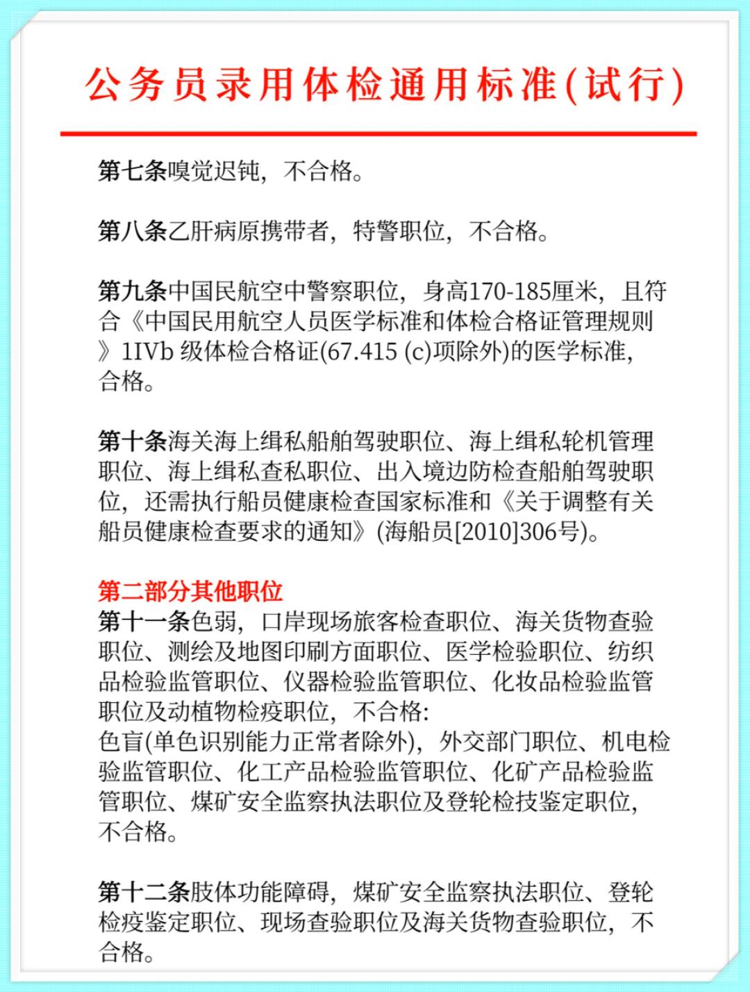 全面解读2024事业编体检标准详解