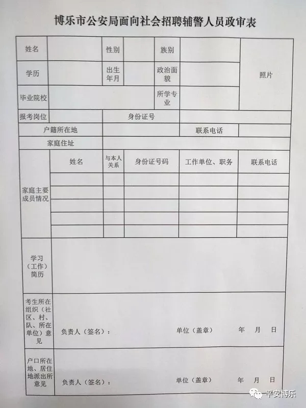 事业编政审详细审查内容解析