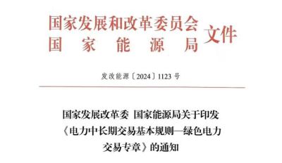 国家能源局推行绿色电力证书核发制度，推动绿色能源发展的重大举措